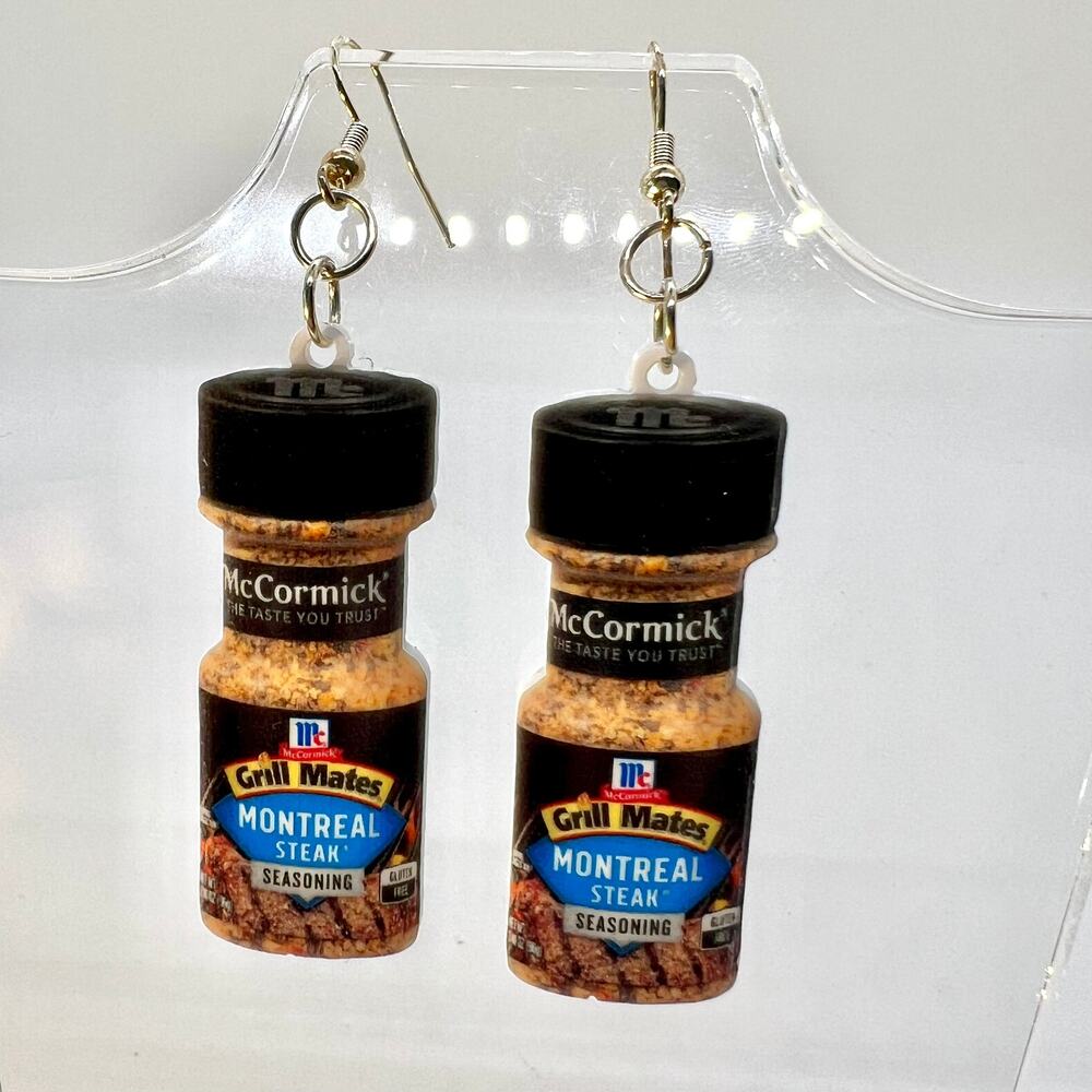 Steak Earrings - Grilling Accessories - BBQ Earrings - Barbecue Earrings